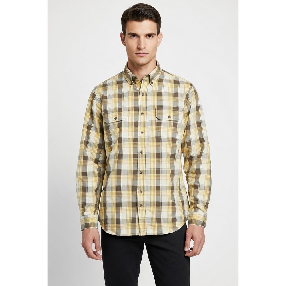 Carhartt Flame Resistant Force Rugged Flex Loose Fit Long-Sleeve Plaid Shirt 3XL